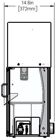 Scinomix SmartScribe Dimension Drawing - Side View